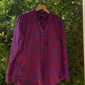 Womans Talbots Flannel long sleeve